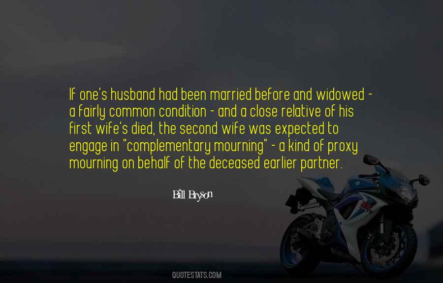 First Wife Quotes #953707