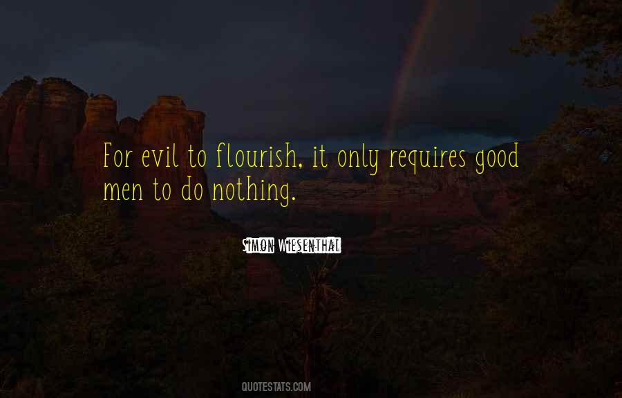 Evil Flourish Quotes #1627109