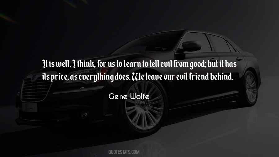 Evil For Good Quotes #27248