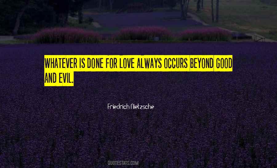 Evil For Good Quotes #48223