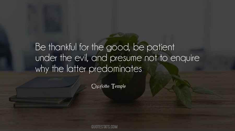 Evil For Good Quotes #67516