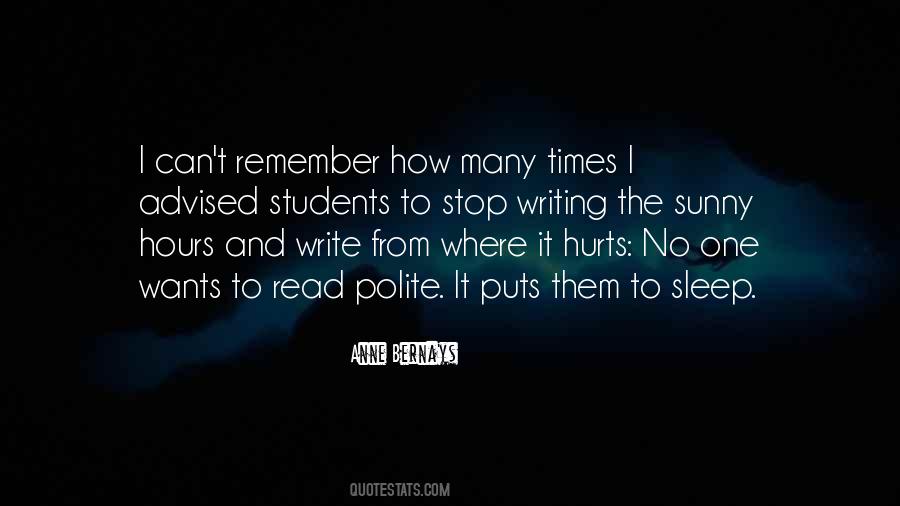 It Hurts To Remember Quotes #312216