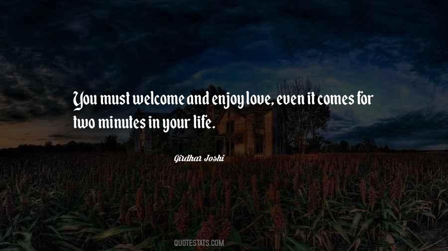 Love Welcome Quotes #383578