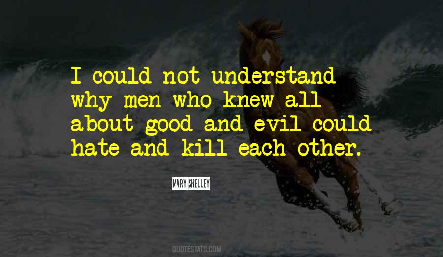 Evil Hate Quotes #150512