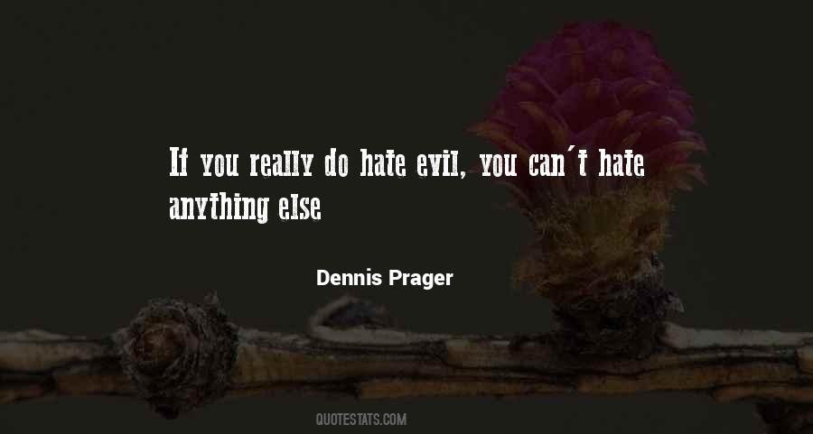 Evil Hate Quotes #451761