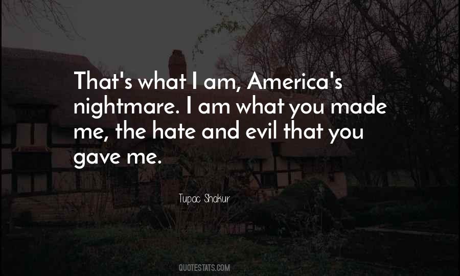 Evil Hate Quotes #524553