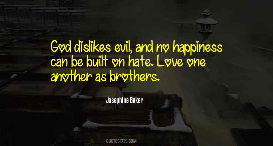 Evil Hate Quotes #887558