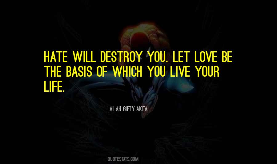 Evil Hate Quotes #958840