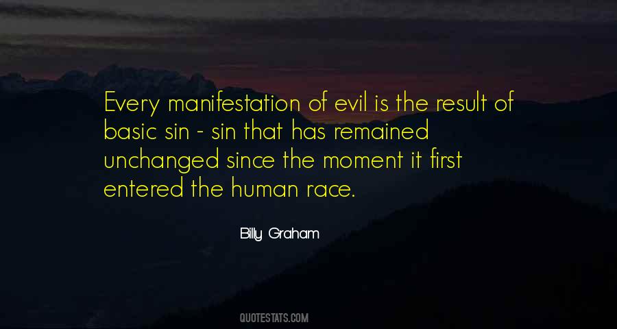 Evil Human Race Quotes #121163