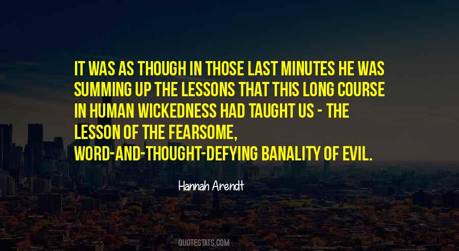 Evil In Us Quotes #679564