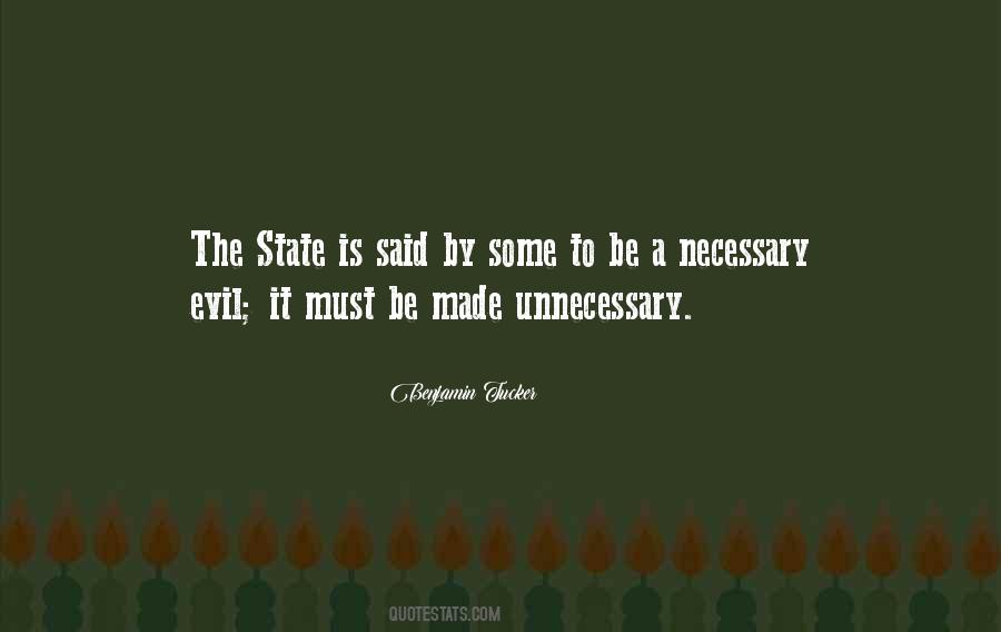 Evil Is Necessary Quotes #469371