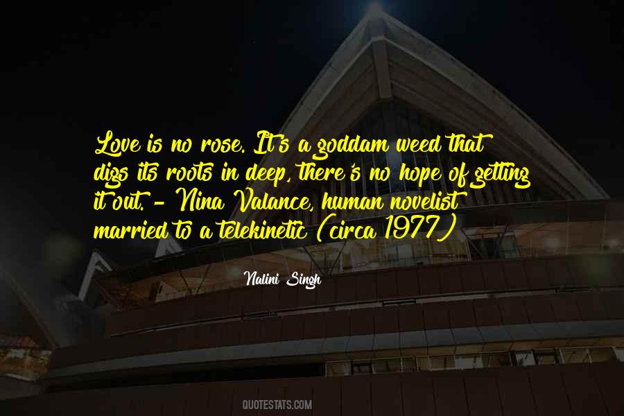 Love Is A Rose Quotes #1398085