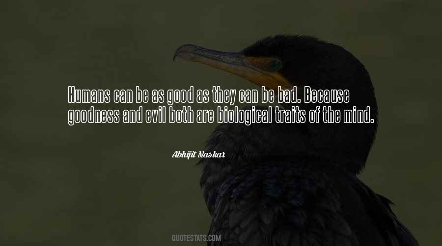 Evil Of Human Nature Quotes #1393495