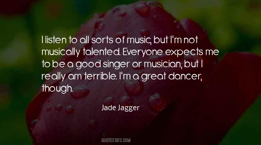 Talented Singer Quotes #1361519