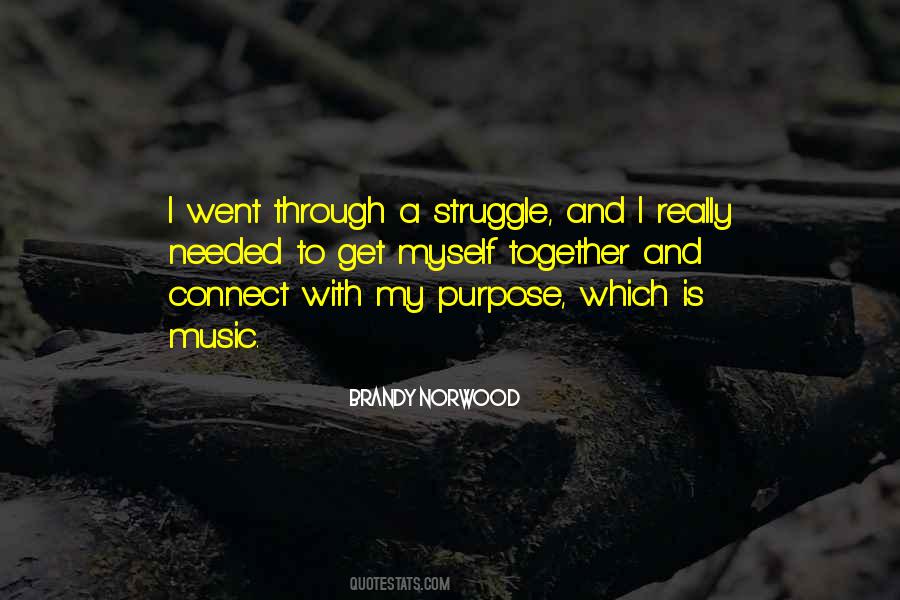 Struggle With Myself Quotes #851215