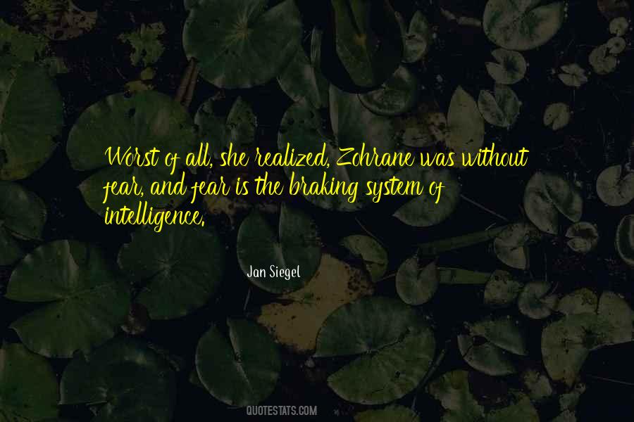Quotes About Fear Intelligence #1415851