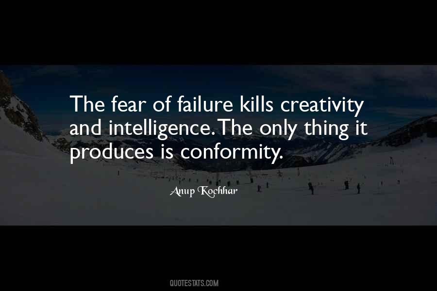 Quotes About Fear Intelligence #1440382