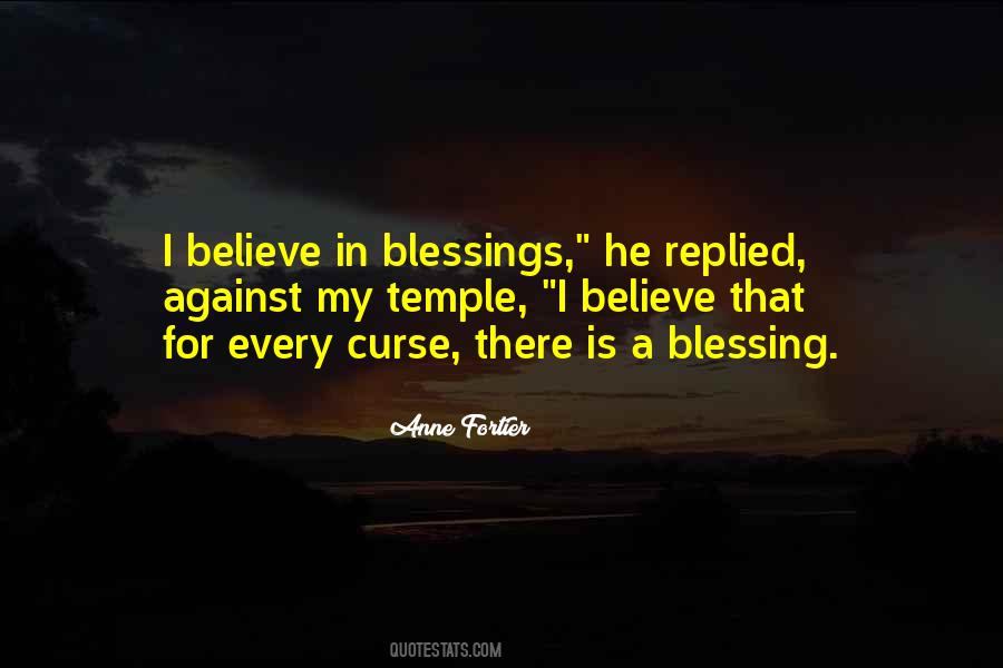 Blessings Of The Temple Quotes #543977