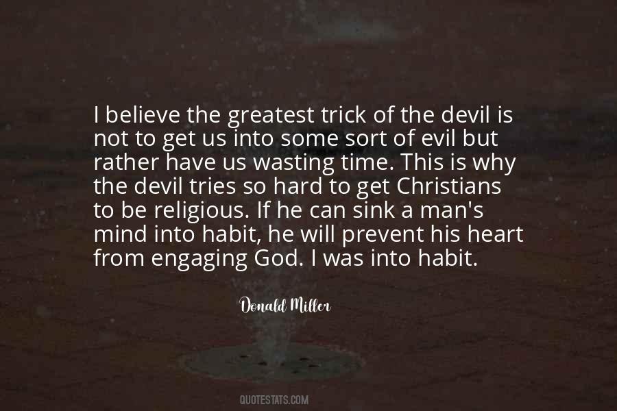 Evil Religious Quotes #1000239