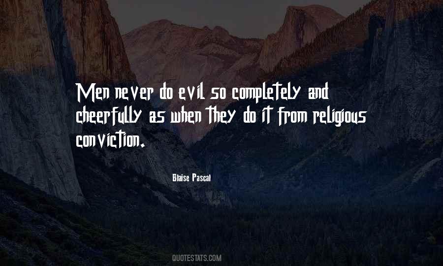 Evil Religious Quotes #1837803