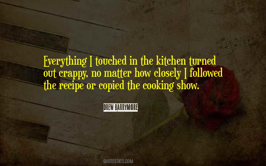 No Cooking Quotes #779235