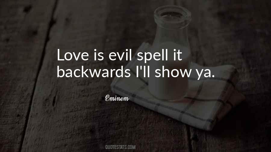 Evil Spell Quotes #1256561