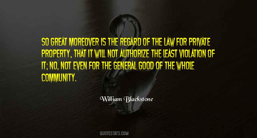 Property For Good Quotes #1655274
