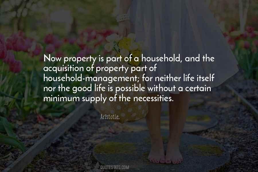 Property For Good Quotes #770773