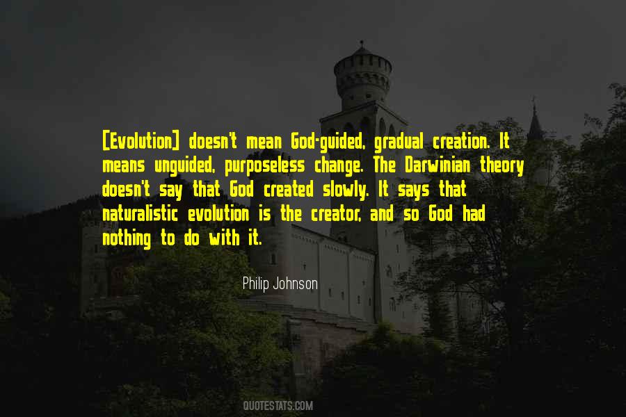 Evolution And God Quotes #715826