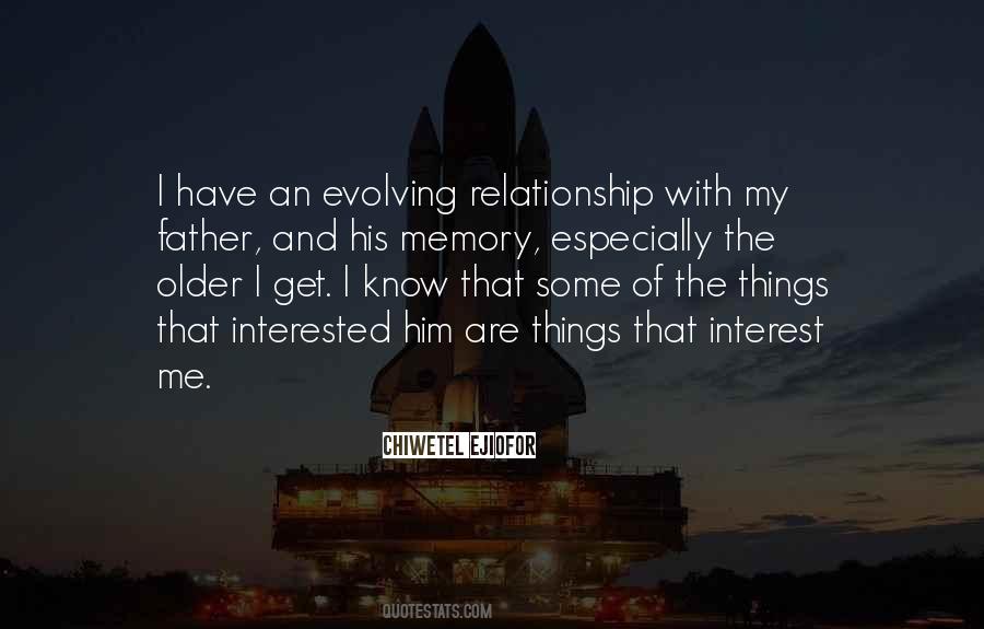 Evolving Relationship Quotes #1487864