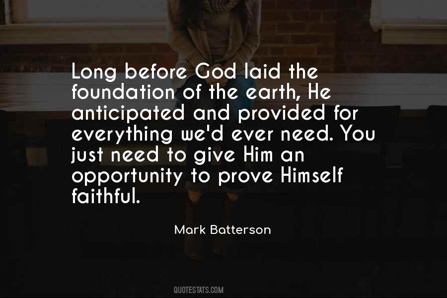 Opportunity God Quotes #1297110