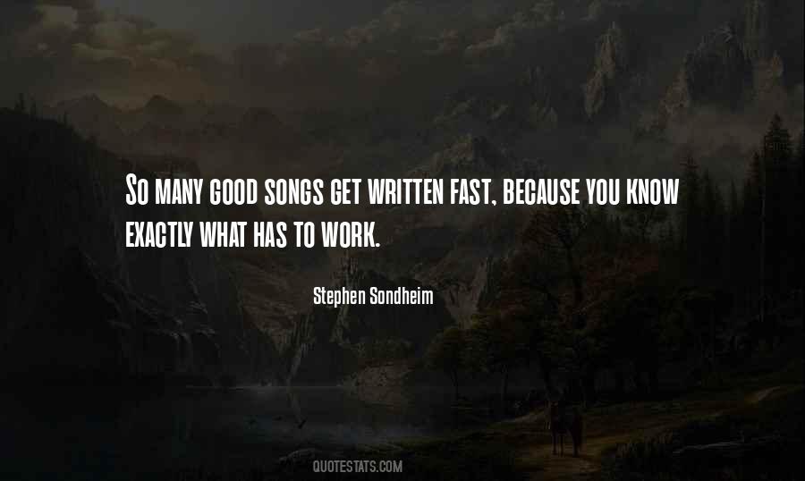Work Fast Quotes #778398