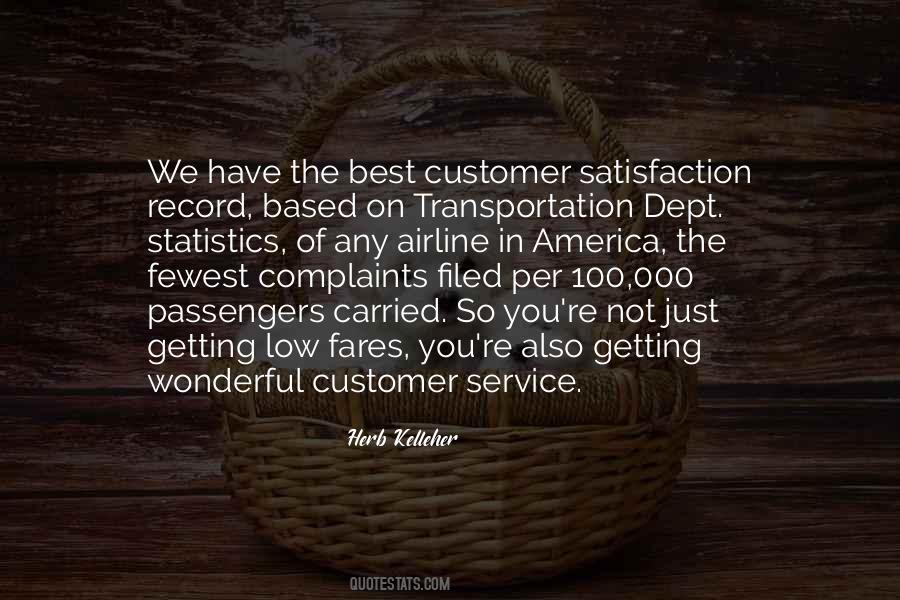 Best Customer Satisfaction Quotes #1447822