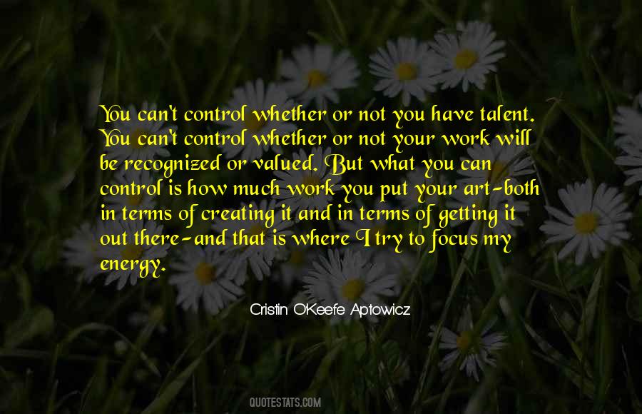 What I Can Control Quotes #1165219