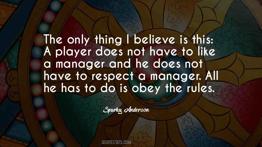 Respect Manager Quotes #975549