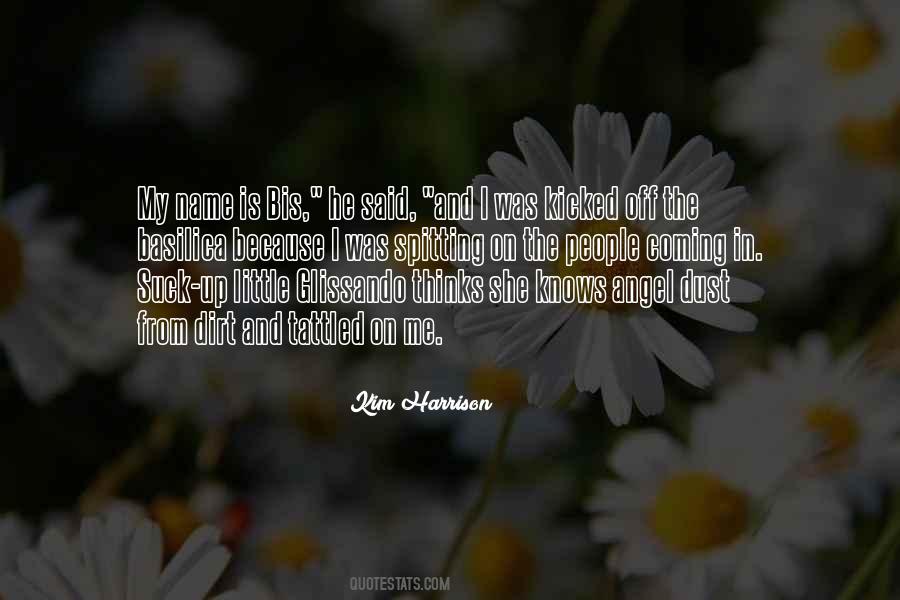 Dirt On My Name Quotes #509174