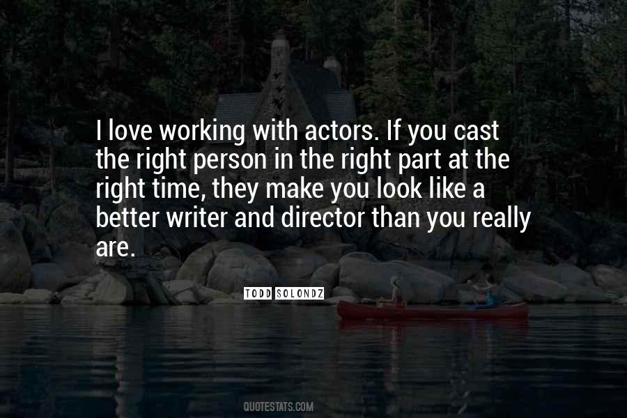 Cast And Love Quotes #394050