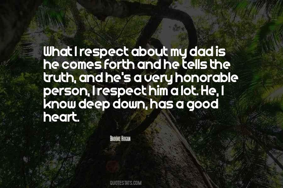 Respect Deep Quotes #294730
