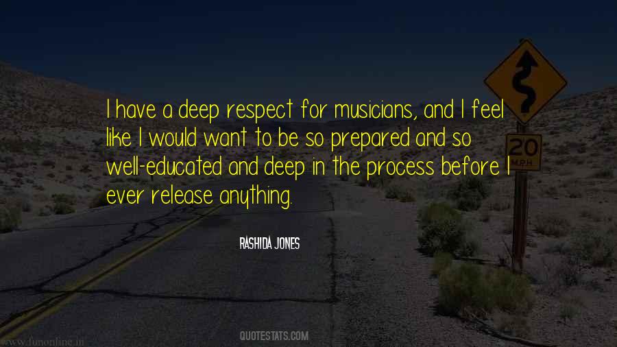 Respect Deep Quotes #85517