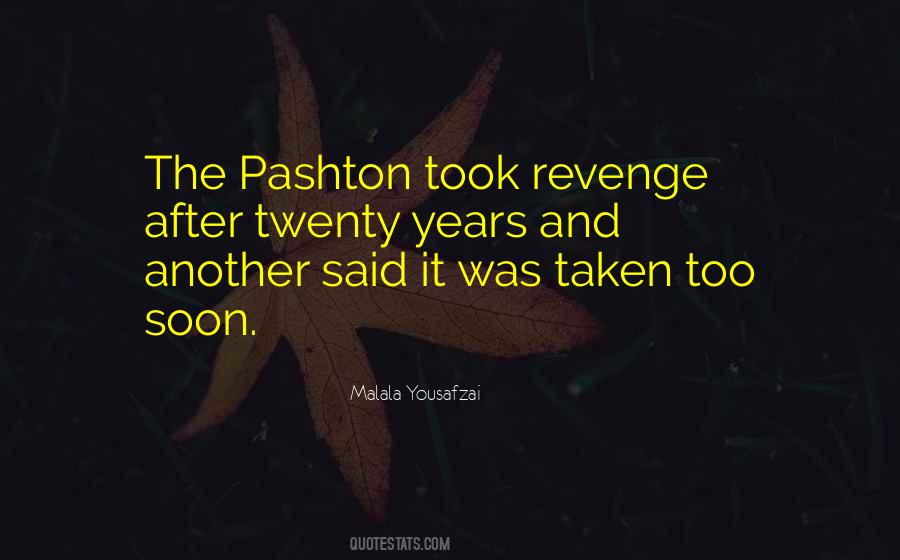 Revenge Taken Quotes #1160101