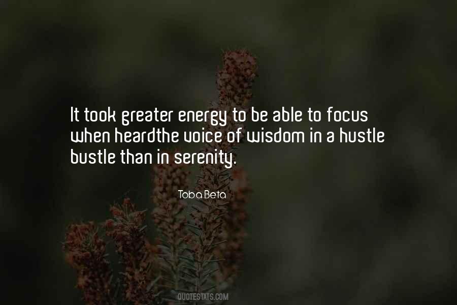 Focus Energy Quotes #71759