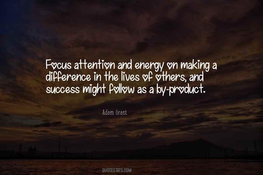 Focus Energy Quotes #918789