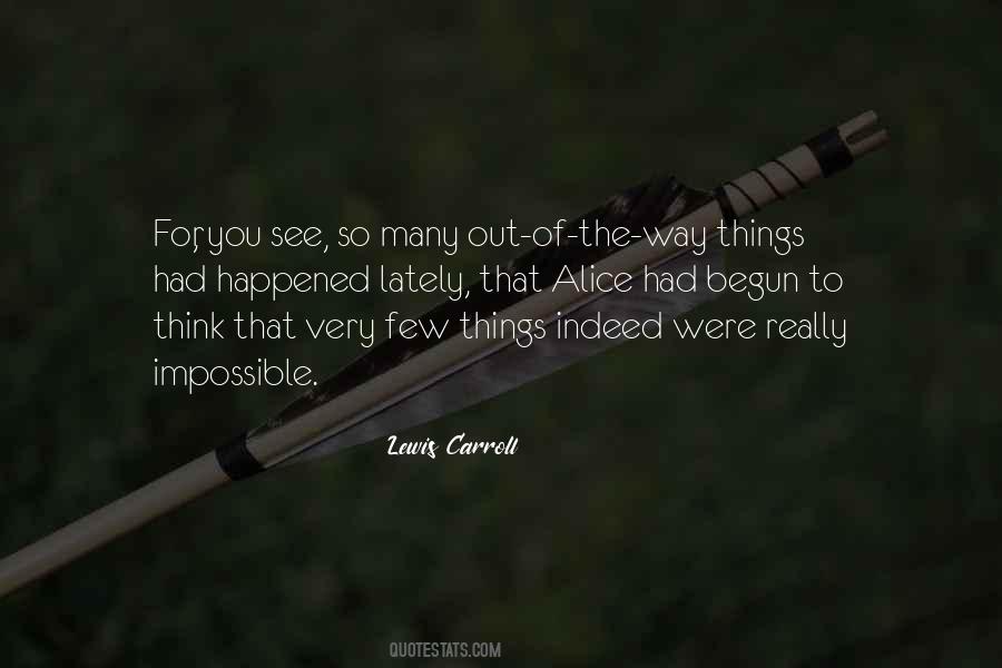 So Many Things Happened Quotes #299632