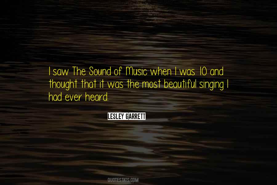 Beautiful Sound Quotes #1473482