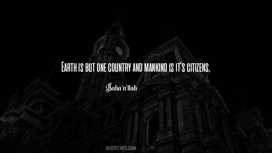 Earth Mankind Quotes #807170