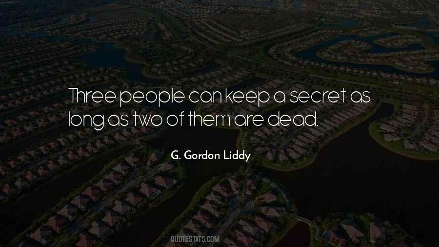 Two People Can Keep A Secret Quotes #695364