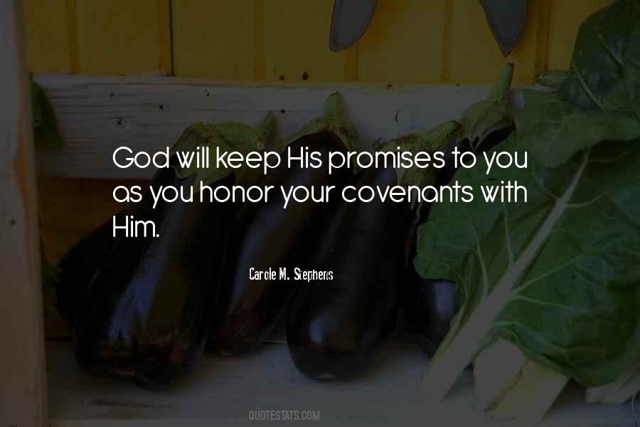 Keep Your Promises Quotes #1287800