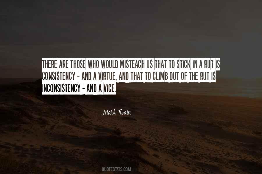 Leadership Consistency Quotes #1771971