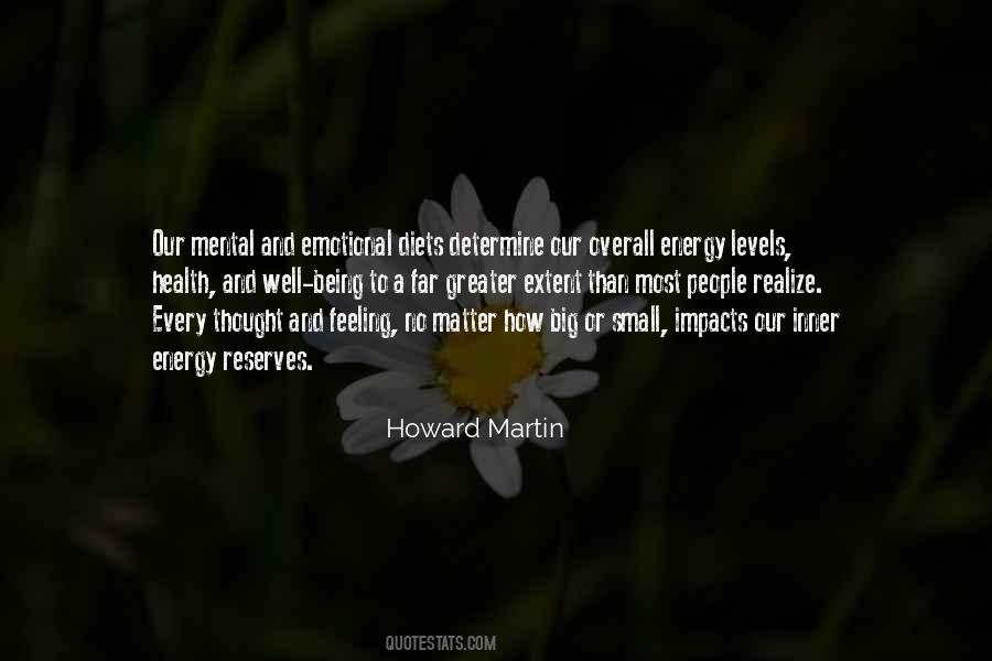 Overall Well Being Quotes #1001961