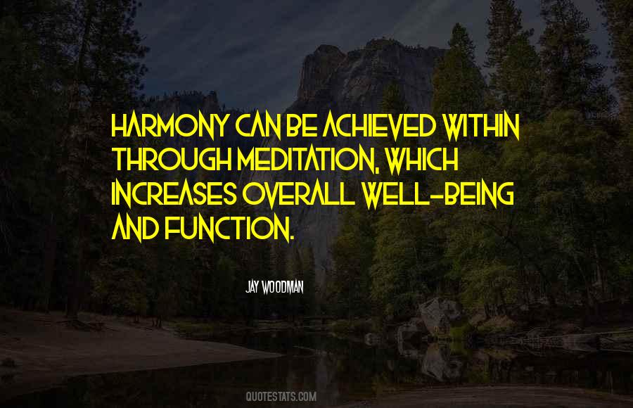 Overall Well Being Quotes #1129502